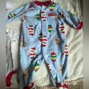 Carters my first christmas button up